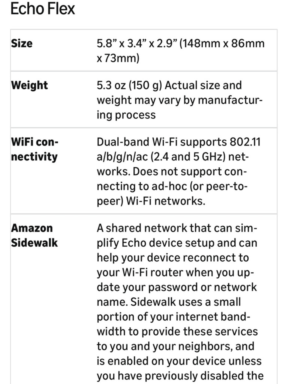 Amazon Echo Flex Smart Plug-In Speaker - White - Picture 12 of 12